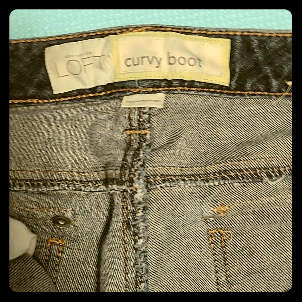 LOFT Curvy boot jeans size 10 womens